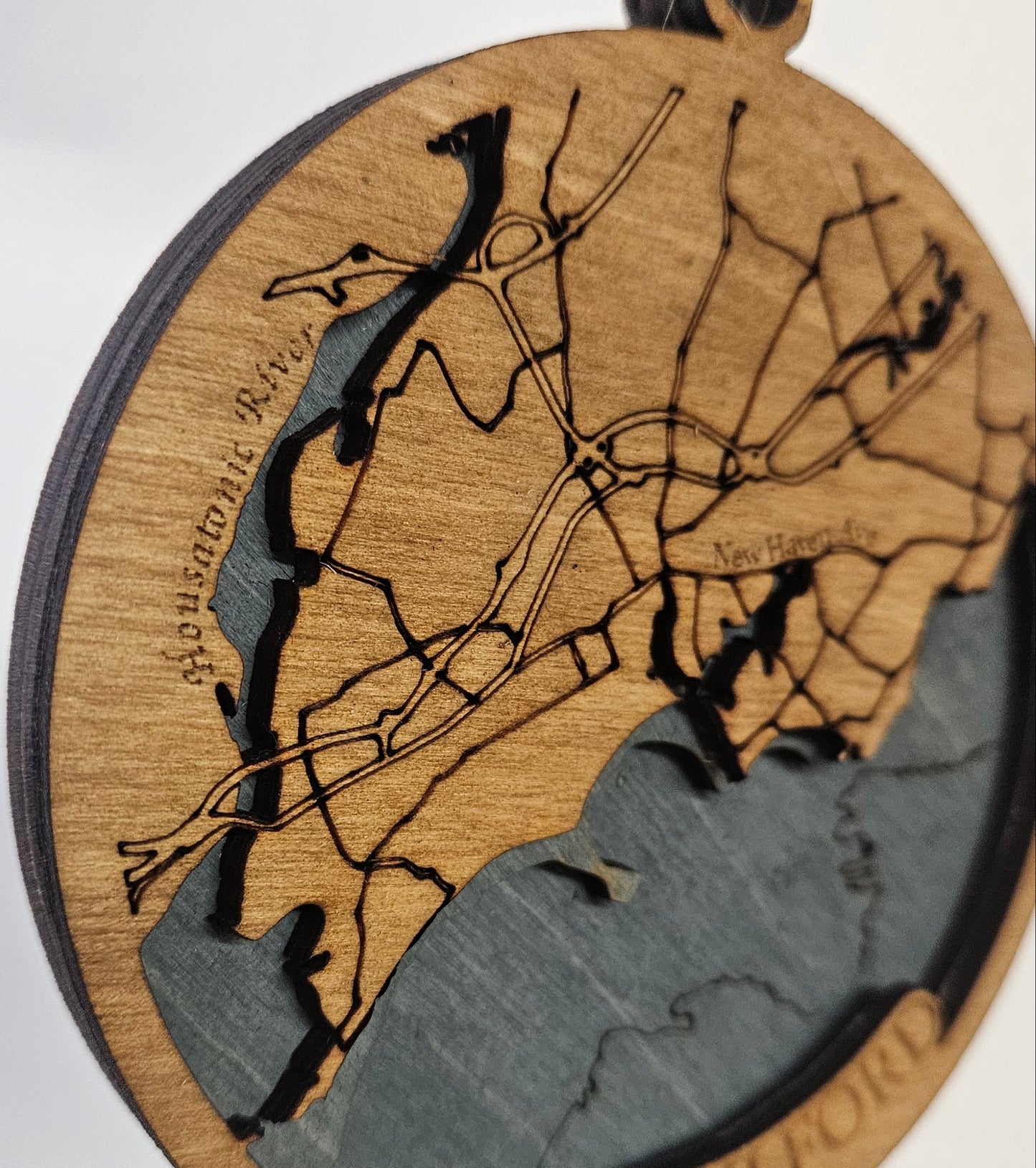 Milford, CT | 3d Wooden Ornament