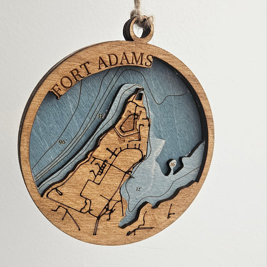 Fort Adams Newport, Rhode Island | 3d Ornament