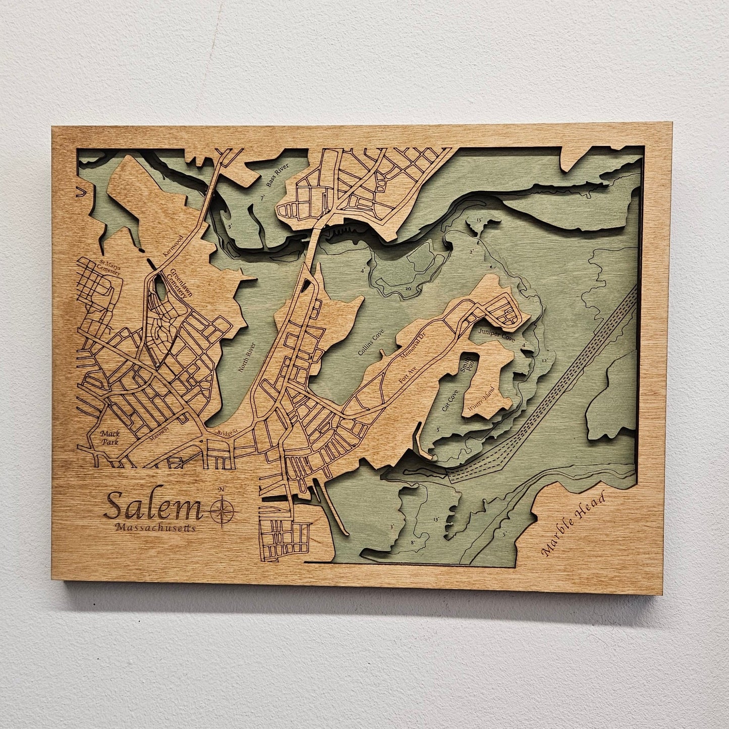 Salem, Massachusetts | Wood Chart