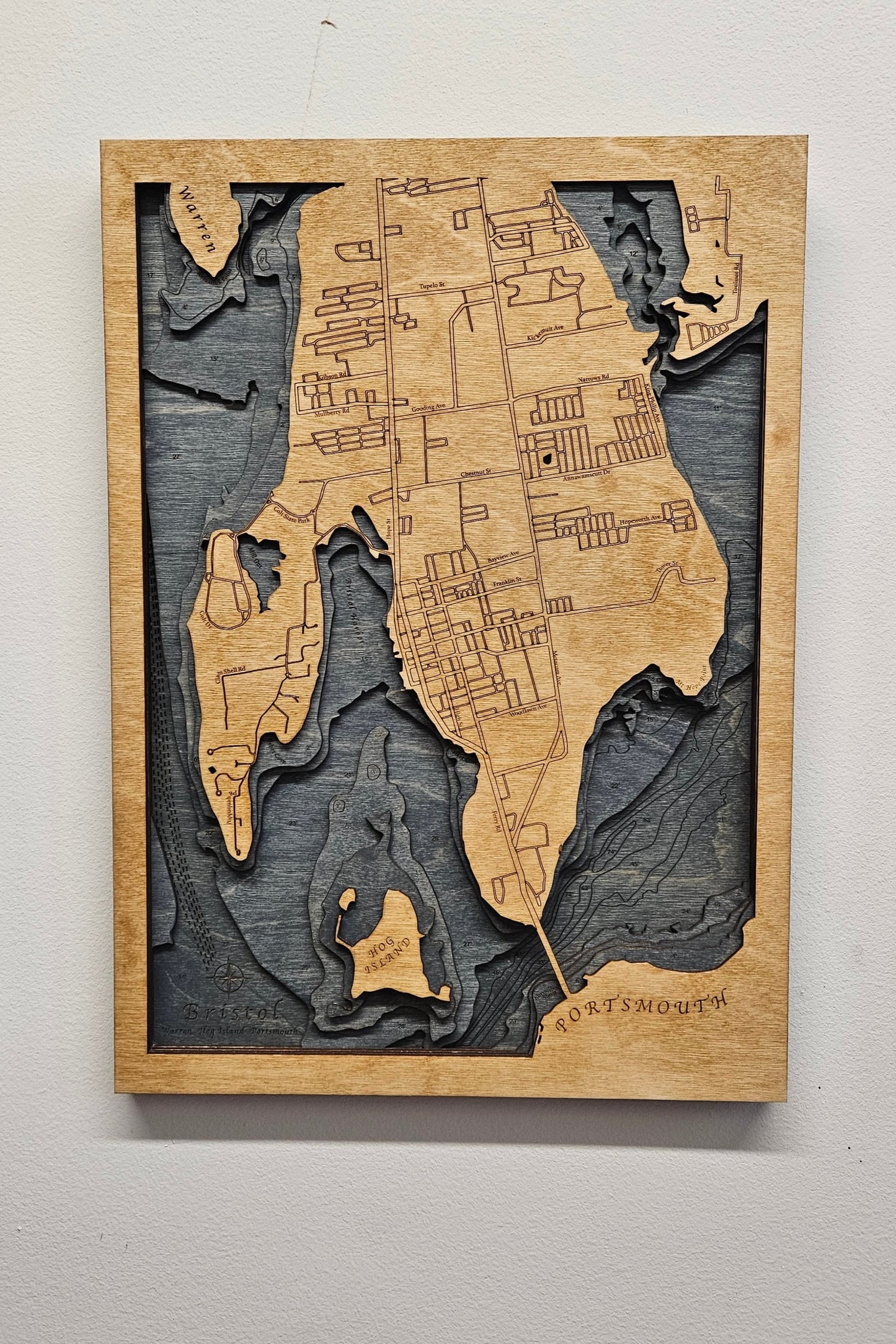 Bristol, Rhode Island | Wood Chart