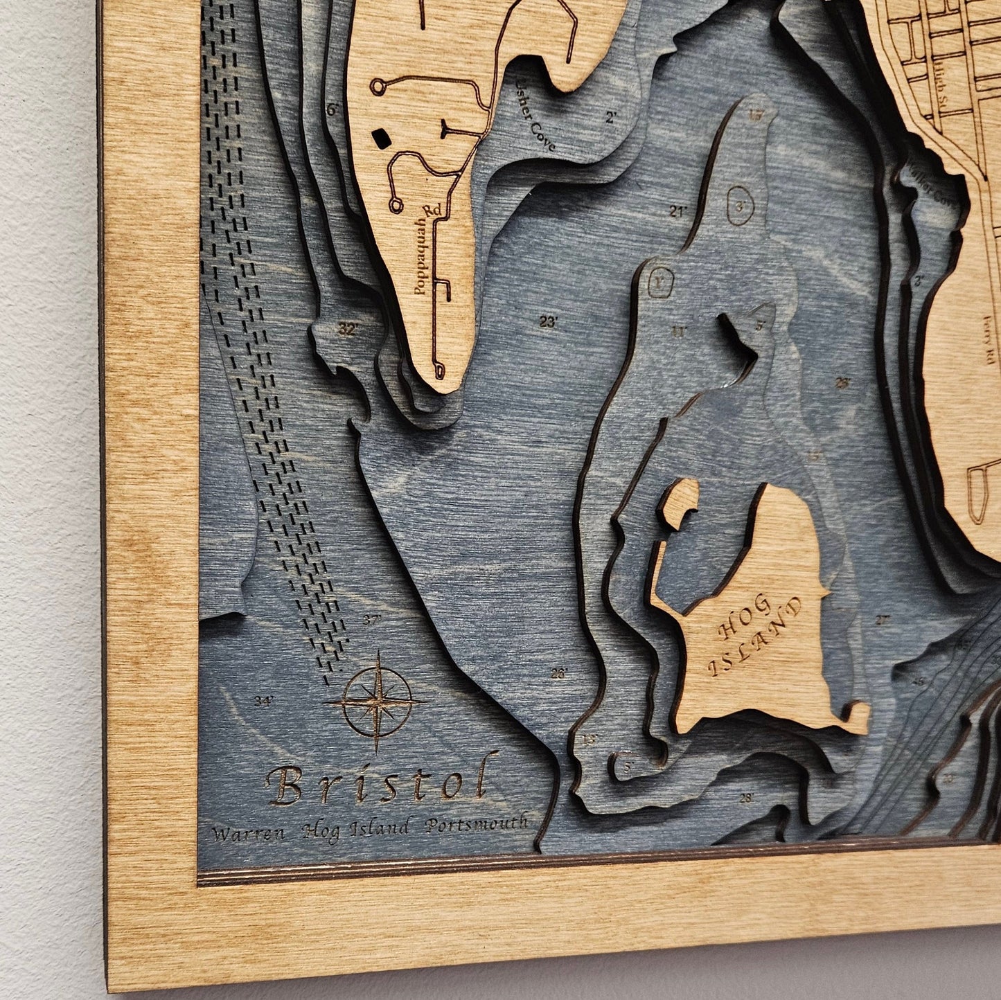 Bristol, Rhode Island | Wood Chart