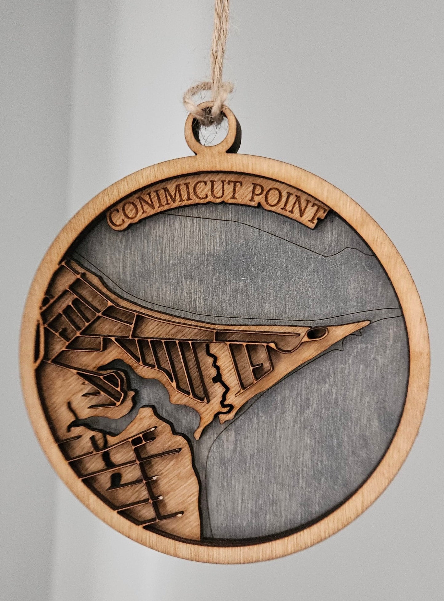 Conimicut Point - 3D Map Ornaments