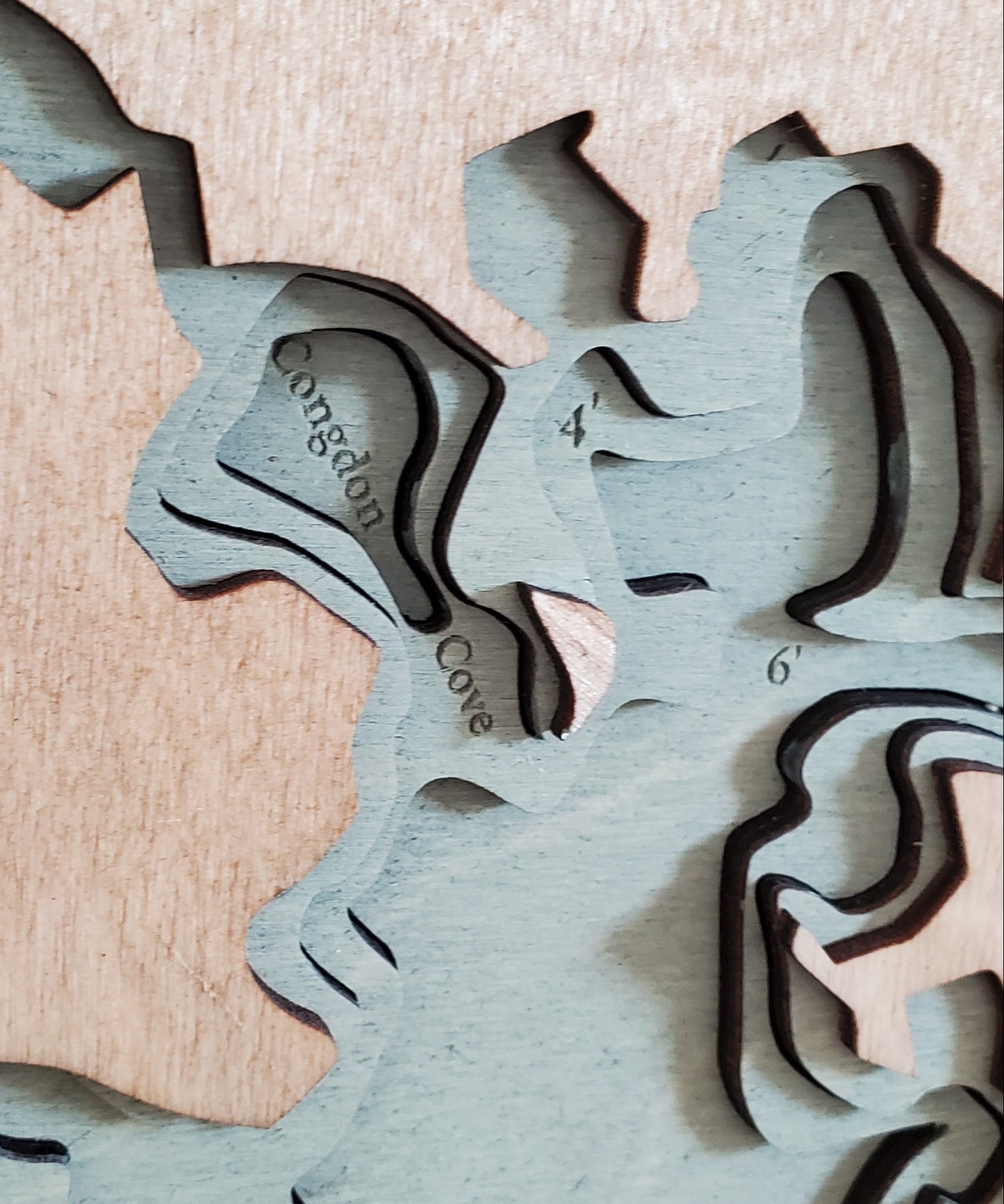 Point Judith Harbor, Narrgansett | 3D Wooden Chart