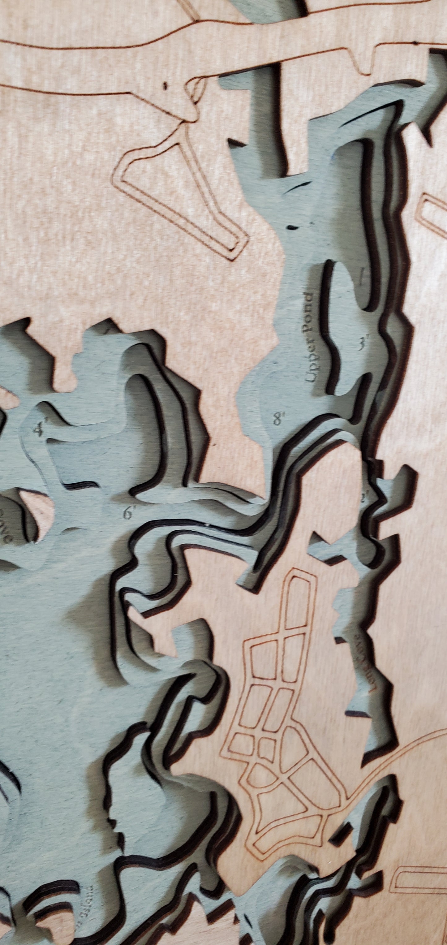 Point Judith Harbor, Narrgansett | 3D Wooden Chart