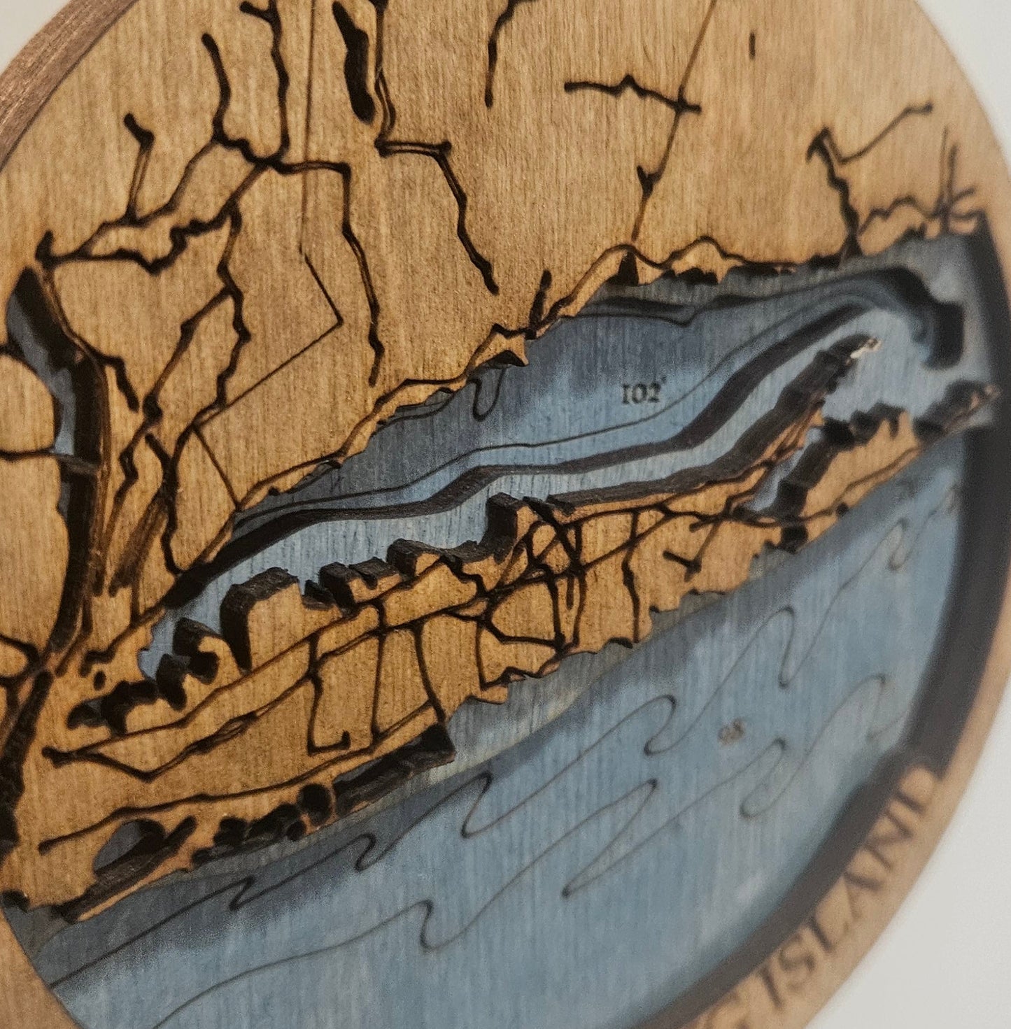 Long Island, New York | 3D Wooden Ornament