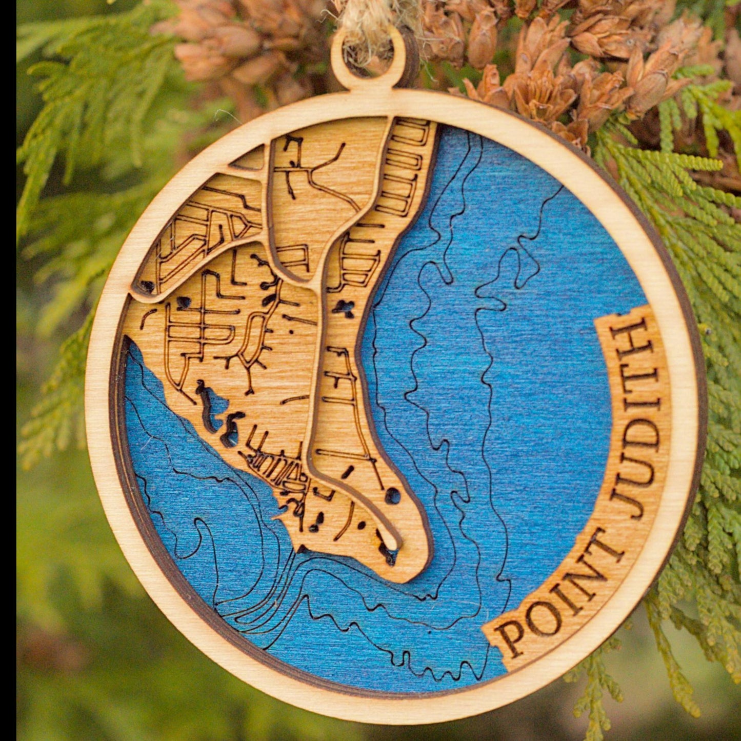 Point Judith, Narragansett  | 3D Map Ornaments