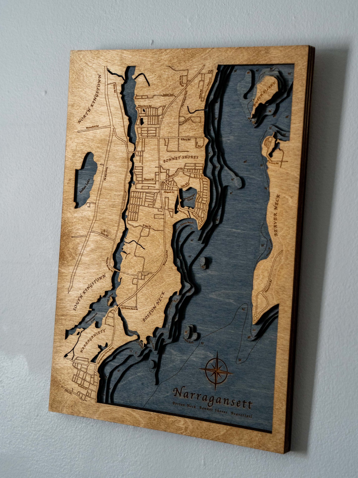 Narragansett, Rhode Island | Wood Chart