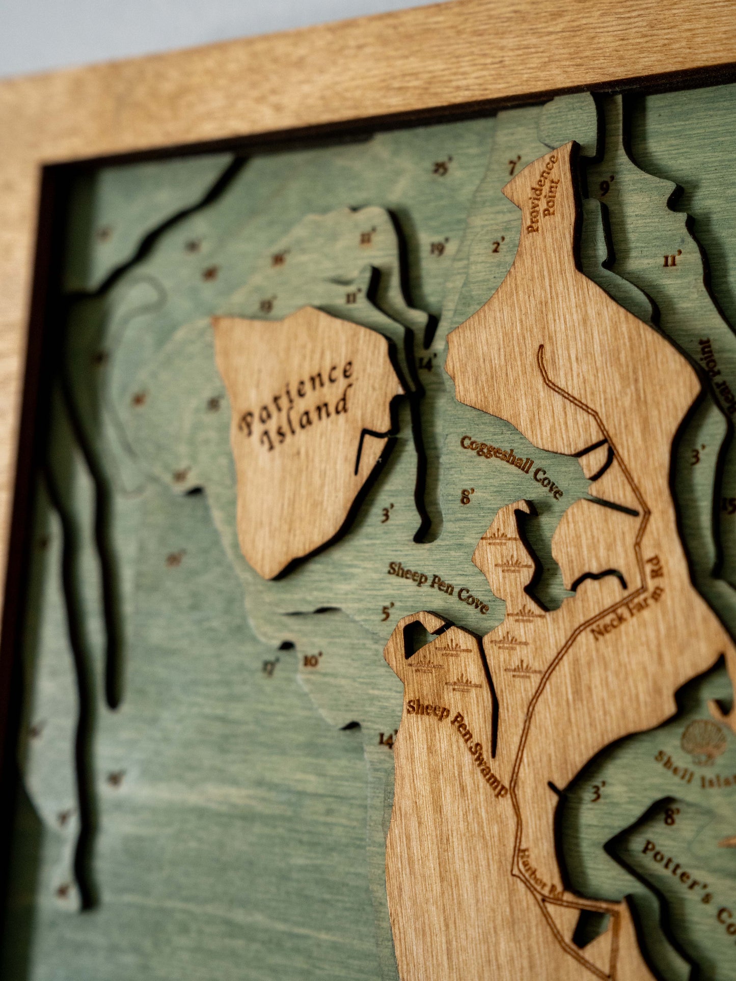 Prudence Island - Wood Chart