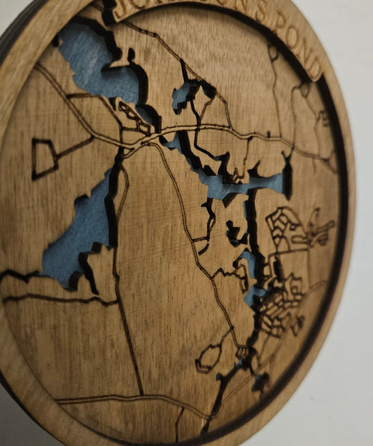 Johnson's Pond, Rhode Island | 3d Ornament