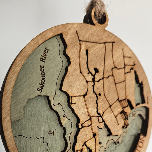 Little Compton, Rhode Island | 3d Ornament