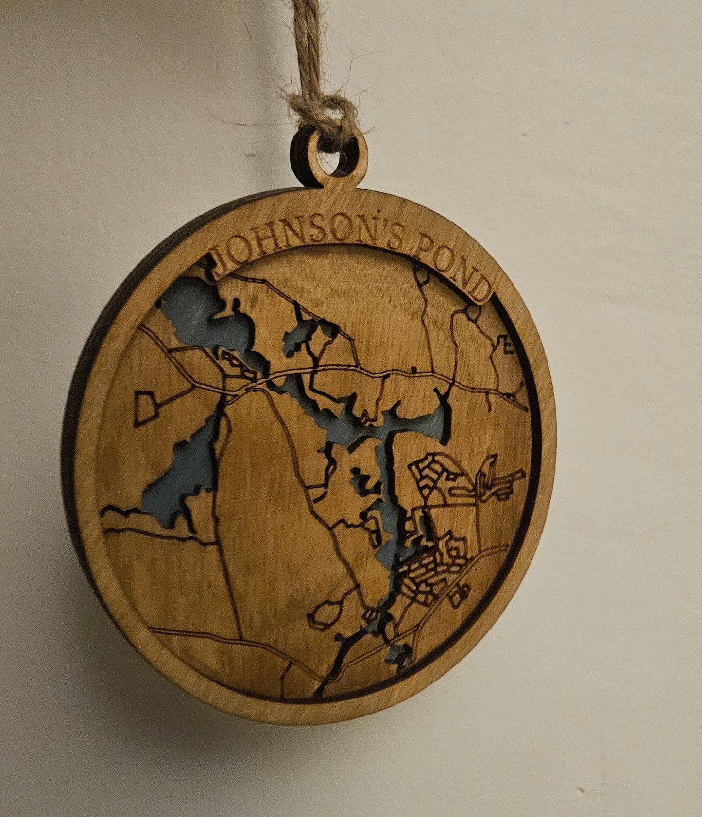 Johnson's Pond, Rhode Island | 3d Ornament